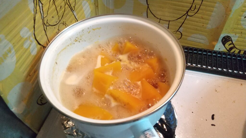バターナッツかぼちゃ　煮物